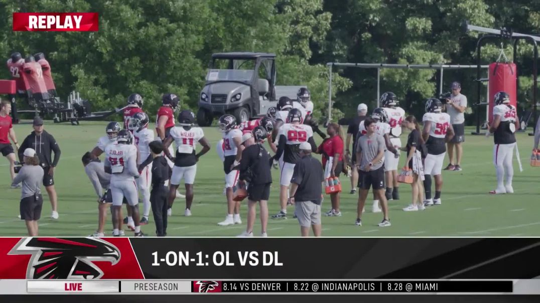 Atlanta Falcons  Training Camp First Day In Pads